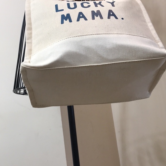 LC Lauren Conrad Shoulder & Crossbody “One Lucky Mama.” Canvas Bag - Picture 5 of 12